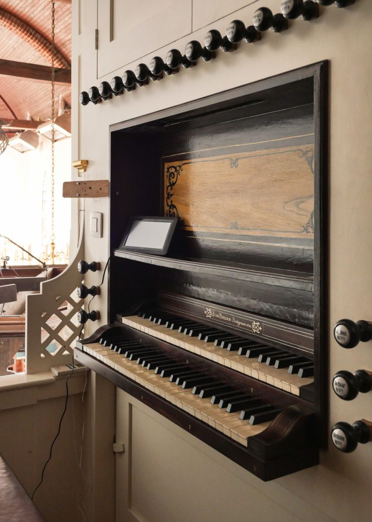 Klavieren van het orgel