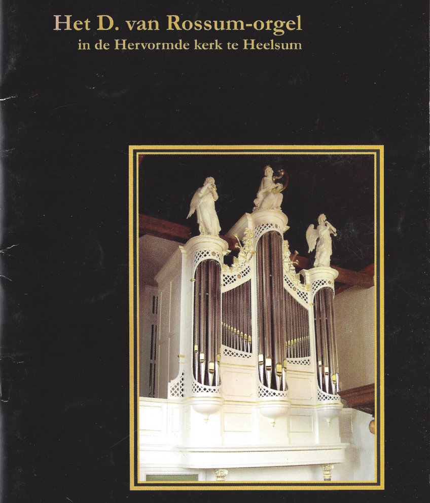 Omslag het D. van Rossum-orgel