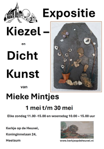 poster Kiezel en dicht kunst mei 2025