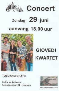 Poster Concert Giovedi kwartet