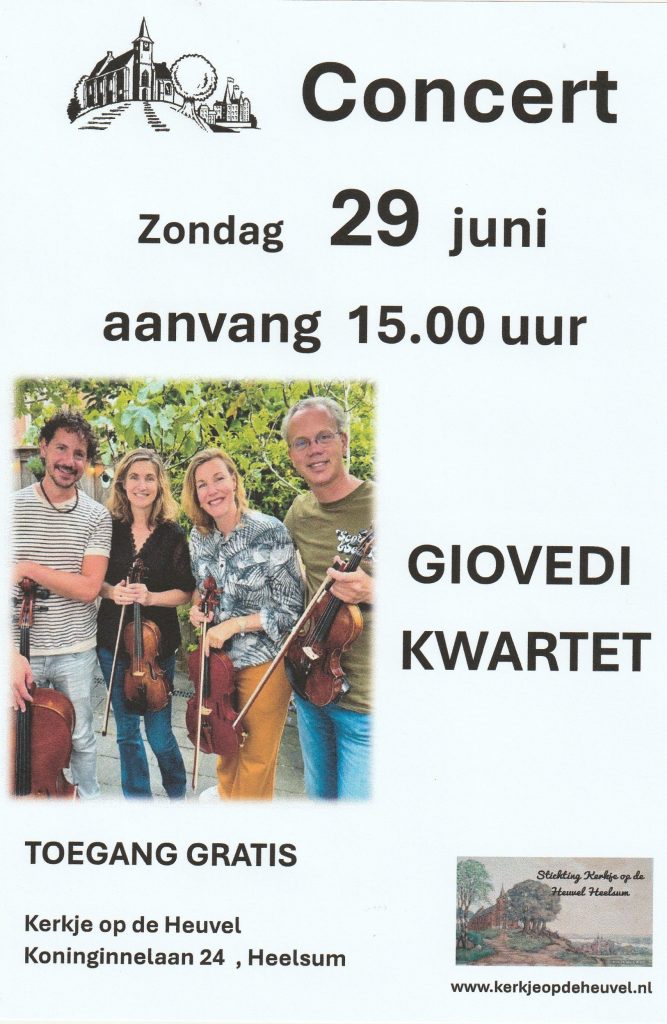 Poster Concert Giovedi kwartet