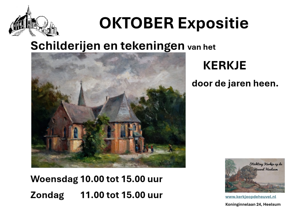 Expositie Kerkje door de jaren heen 10-2024