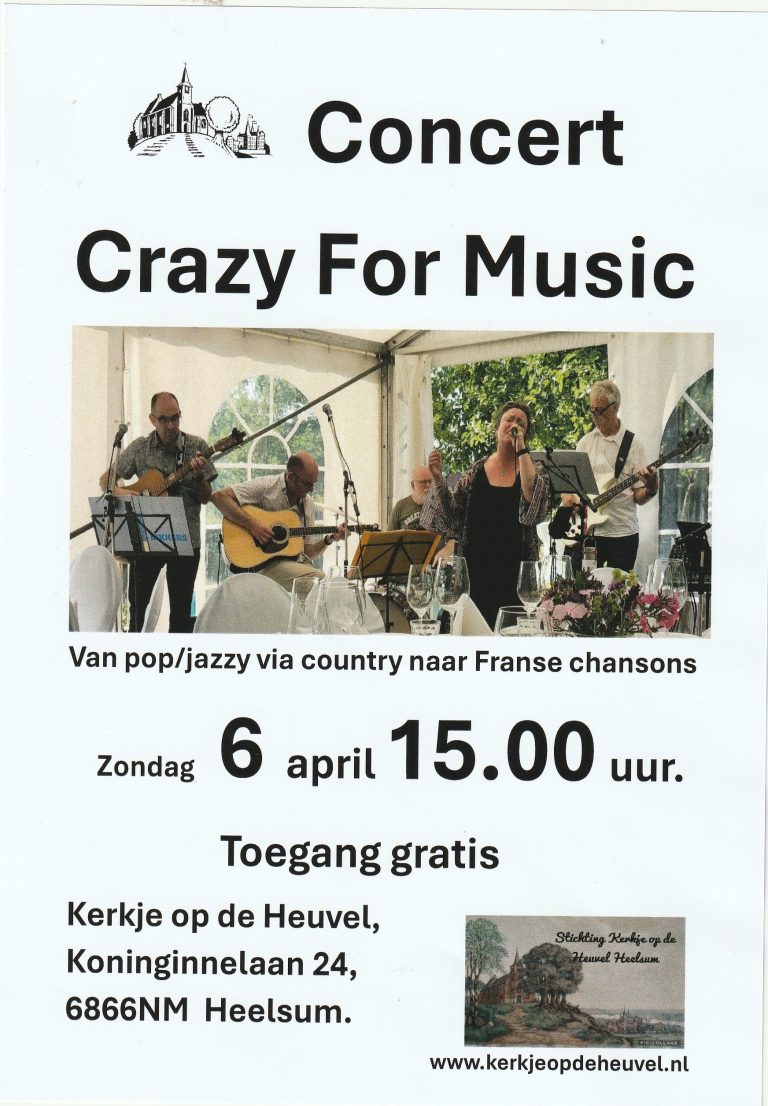 Poster Concert Crazy for Music