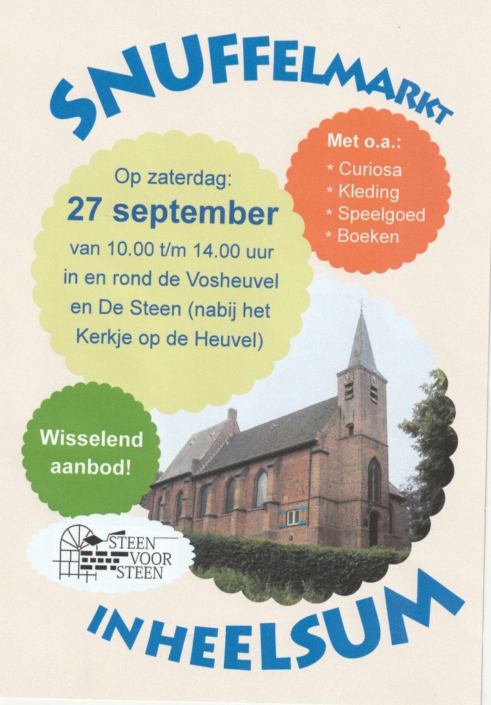 Poster snuffelmarkt 27 september 2025