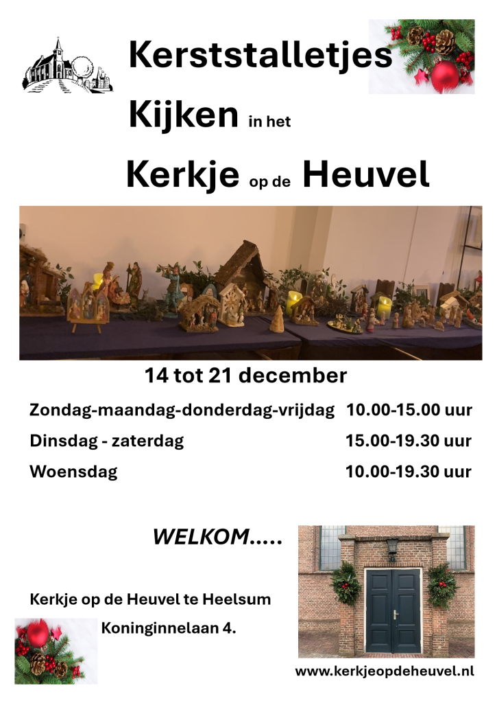 Flyer kerststalletjes 2025