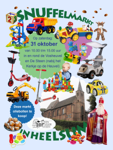 Poster - snuffelmarkt 31 oktober 2026