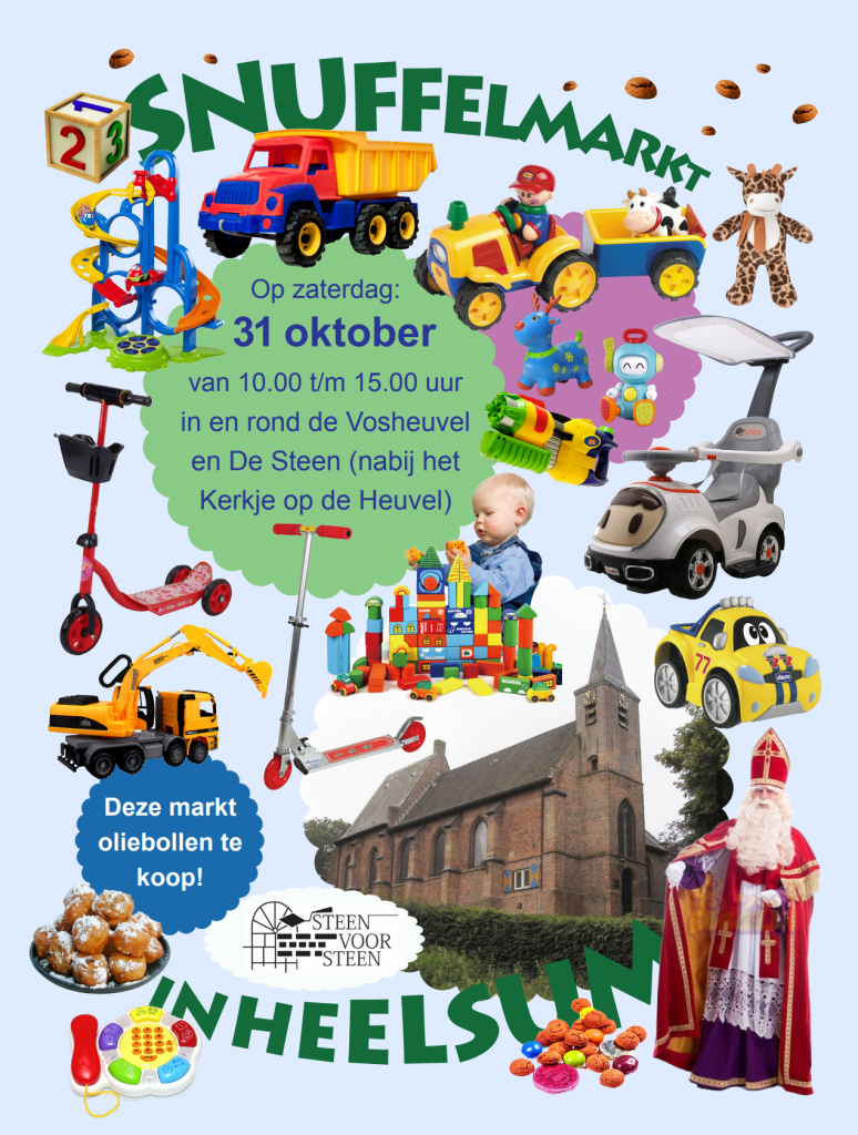 Poster - snuffelmarkt 31 oktober 2026
