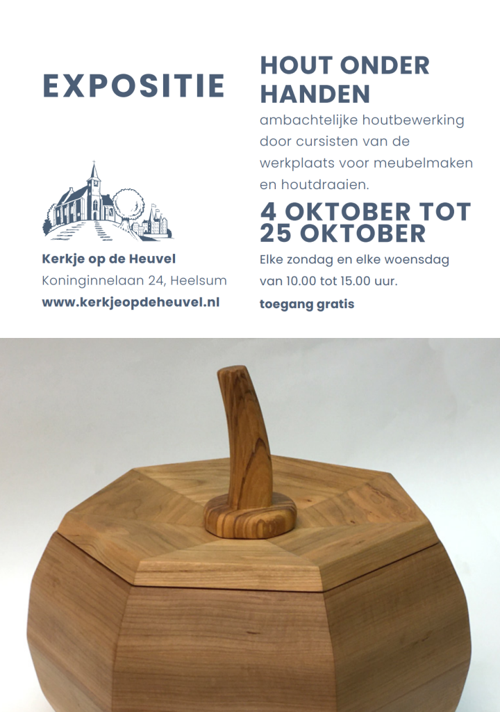 Expositie Hout onder Handen